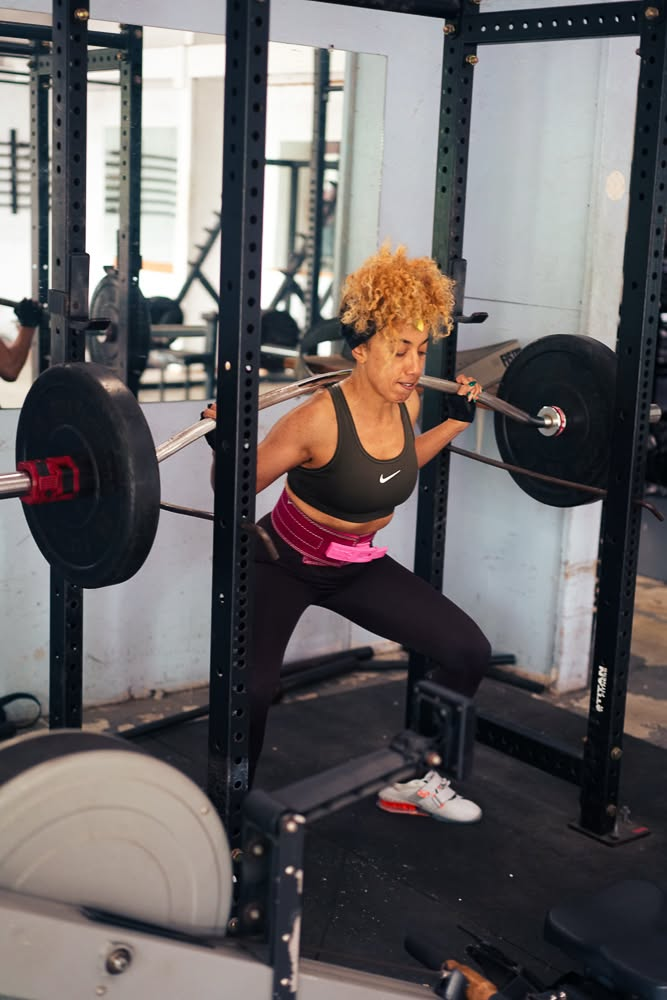 Dover Gym free weight area with dumbbell racks and benches