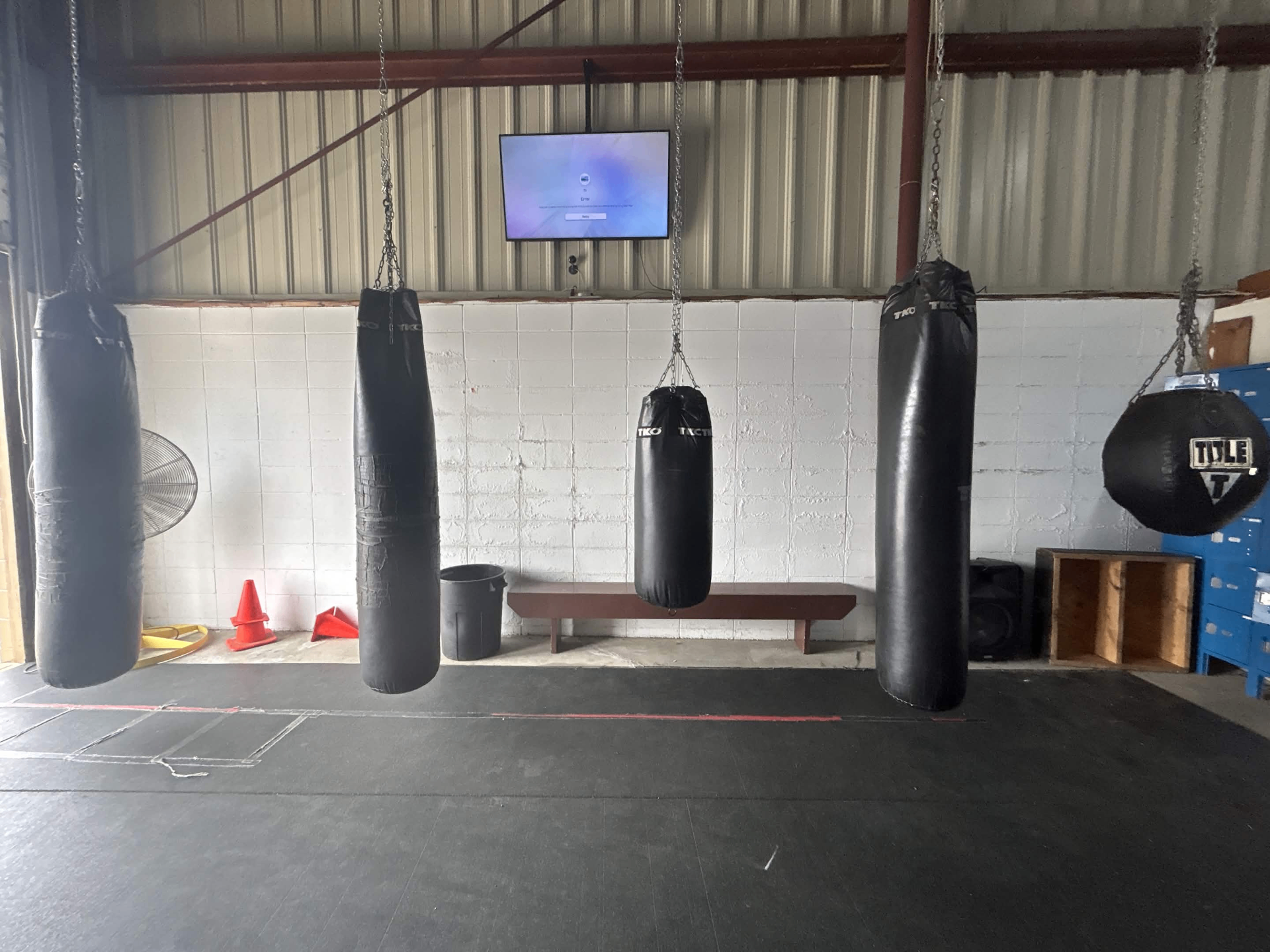 Heavy Bag Area at Dover Gym